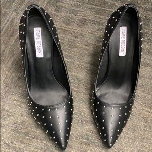 Black Studded Pumps